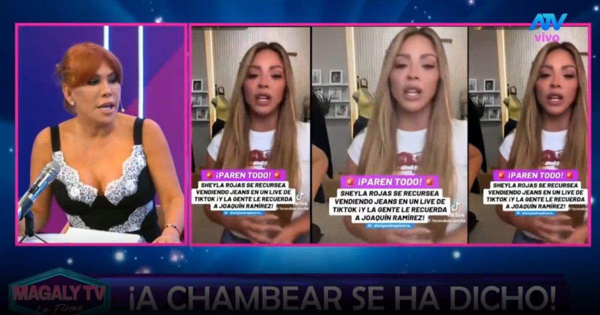 Sheyla Rojas comienza desde cero vendiendo jeans en TikTok, dice Magaly Medina