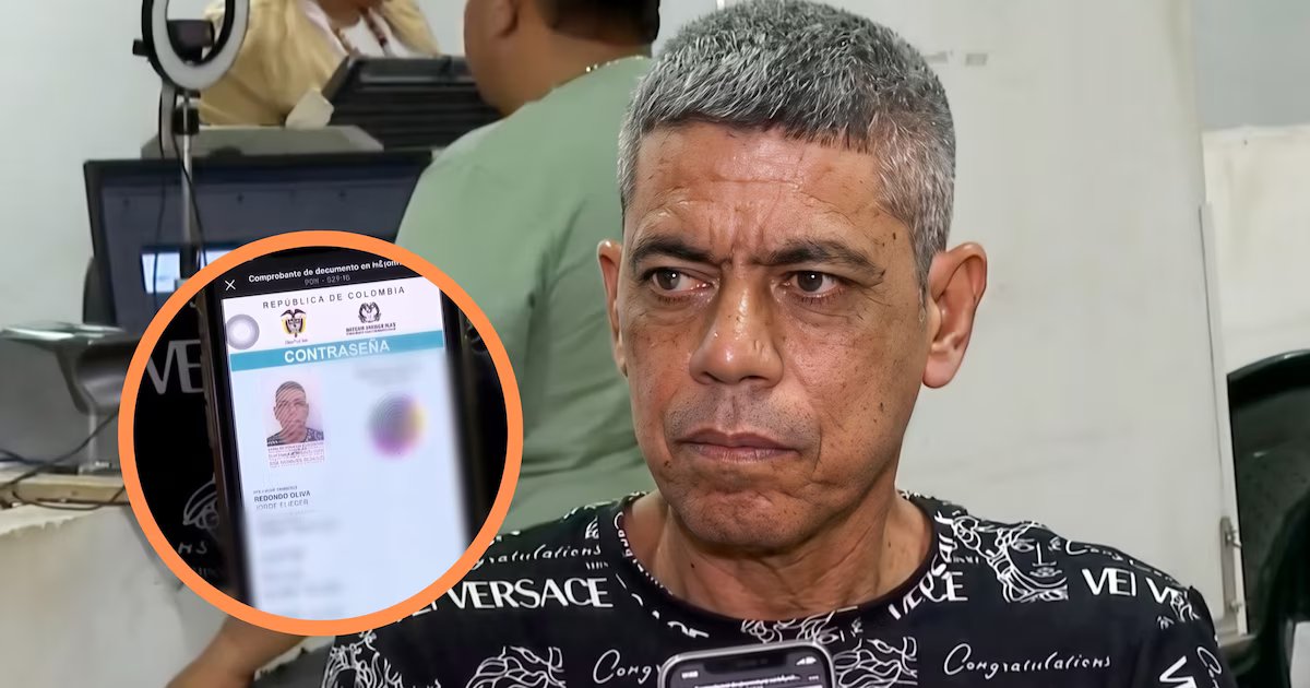 Jorge Redondo recupera cédula tras 32 años como fallecido registrado