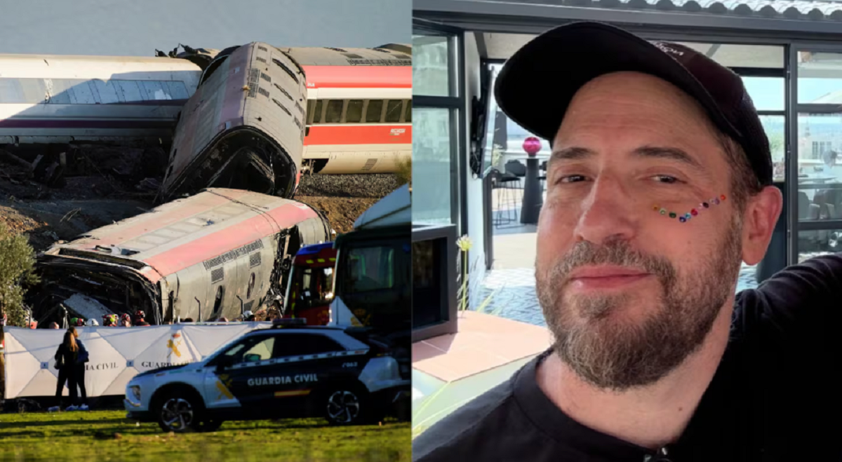Fotografía de Agustín Randazzo, argentino buscado tras el accidente de tren en España.