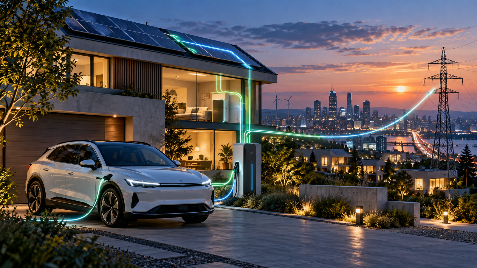 Autos eléctricos como baterías portátiles y evolución del sistema