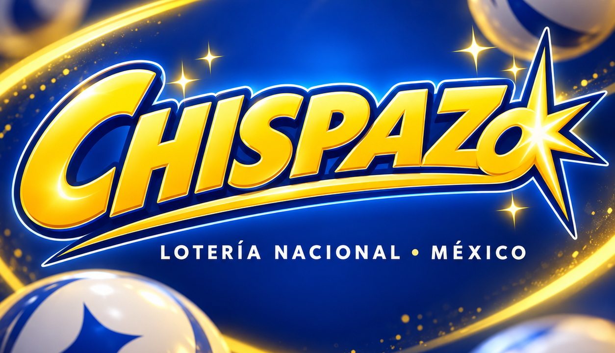 Boleto impreso oficial de la lotería Chispazo en México.