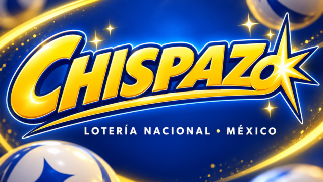 Boleto impreso oficial de la lotería Chispazo en México.
