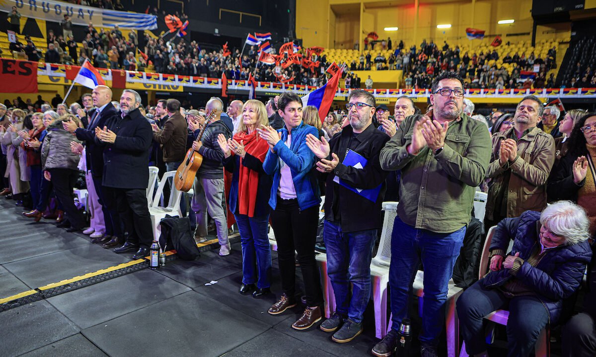 Plenario de delegados durante el desarrollo del Congreso del Frente Amplio.