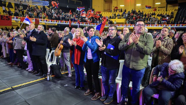Plenario de delegados durante el desarrollo del Congreso del Frente Amplio.