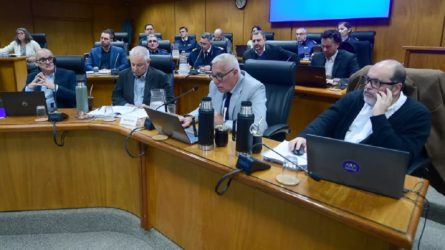 Sala de la Comisión de Seguridad y Convivencia de la Cámara de Diputados durante una sesión.