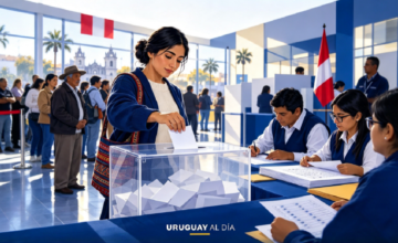 Cédulas de votación y planillas del escrutinio oficial en las elecciones municipales peruanas.