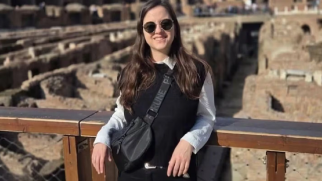 Retrato de Ana Martina Conte Grand, joven argentina fallecida en el choque de trenes en España.