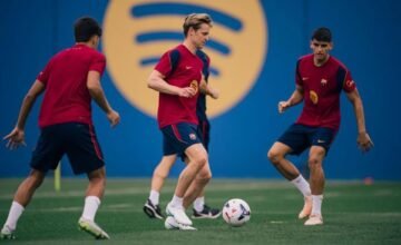 El FC Barcelona continúa trabajando para recuperar el ritmo de LaLiga tras el descanso internacional, incorporando a jugadores como De Jong y Adeyemi tras sus compromisos.