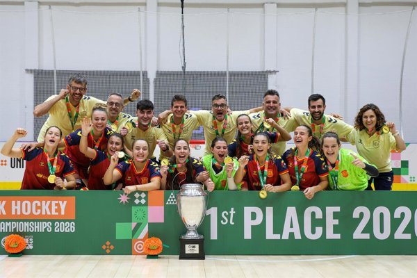 La selección femenina de hockey sobre patines de España gana su noveno mundial en Asunción