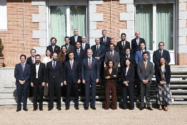 Rey Felipe recibe a la plataforma EsTech en La Zarzuela