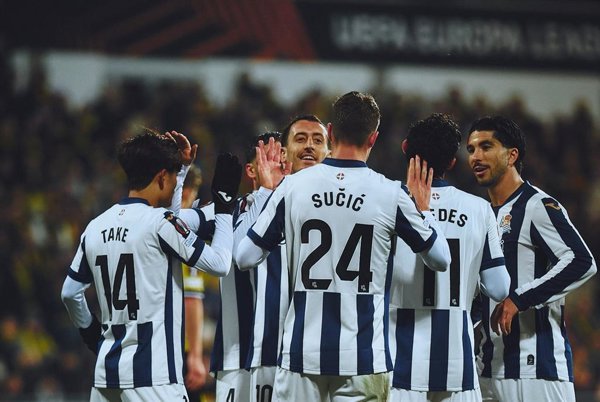 La Real Sociedad vence con goleada y el Celta remonta para debutar en la Liga Europa