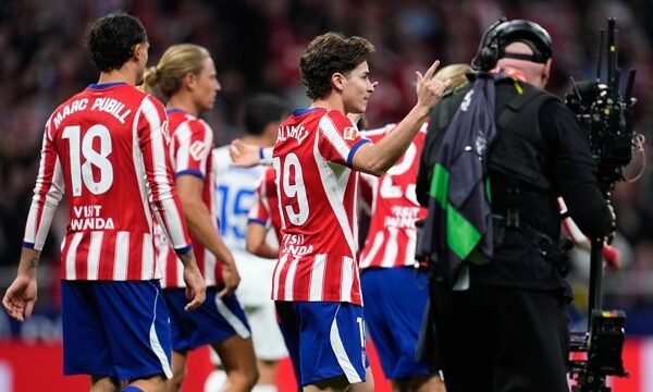 Victoria sufrida del Atlético de Madrid con gol decisivo de Julián Álvarez