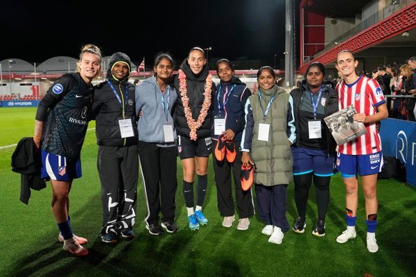 Madrid acoge a jóvenes indios en una iniciativa impulsada por la Fundación Vicente Ferrer, Liga F y LaLiga