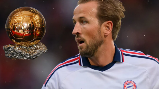 Harry Kane agradece al Bayern de Múnich y su familia tras recibir el Balón de Oro en Londres.
