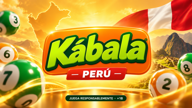 Módulo de venta de boletos de lotería en un centro comercial peruano.