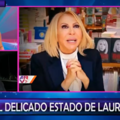 Captura de pantalla del programa Magaly TV La Firme reportando la salud de Laura Bozzo.