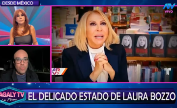 Captura de pantalla del programa Magaly TV La Firme reportando la salud de Laura Bozzo.