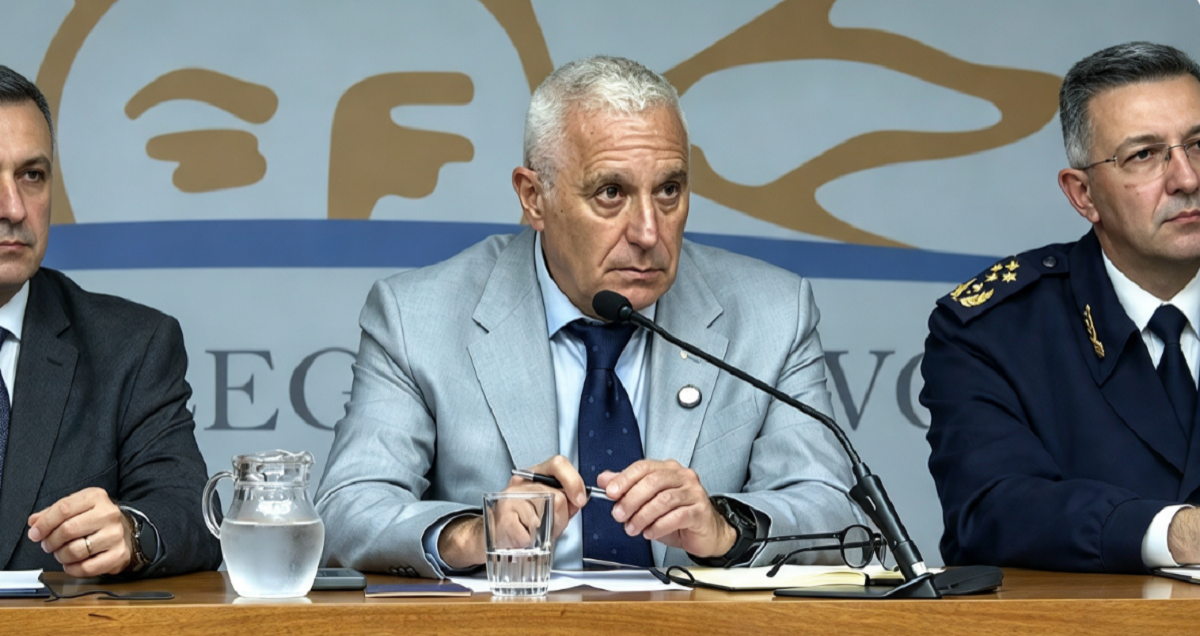 El ministro del Interior Carlos Negro en la Comisión de Seguridad de Diputados.