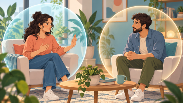 Ilustración sobre la importancia del consentimiento y el respeto a los límites personales