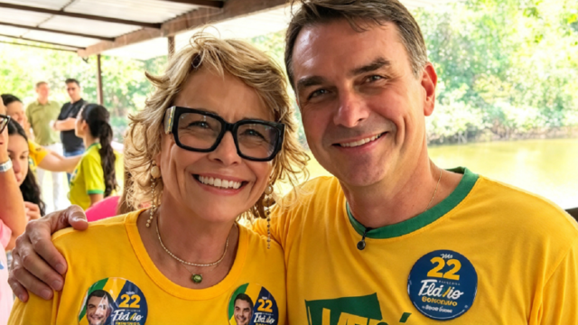Captura del perfil de Instagram de Rogéria Bolsonaro con imágenes de su familia.